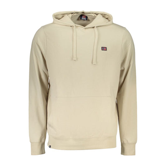 Noorwegen 1963 Beige Katoenen Hoodie voor Heren