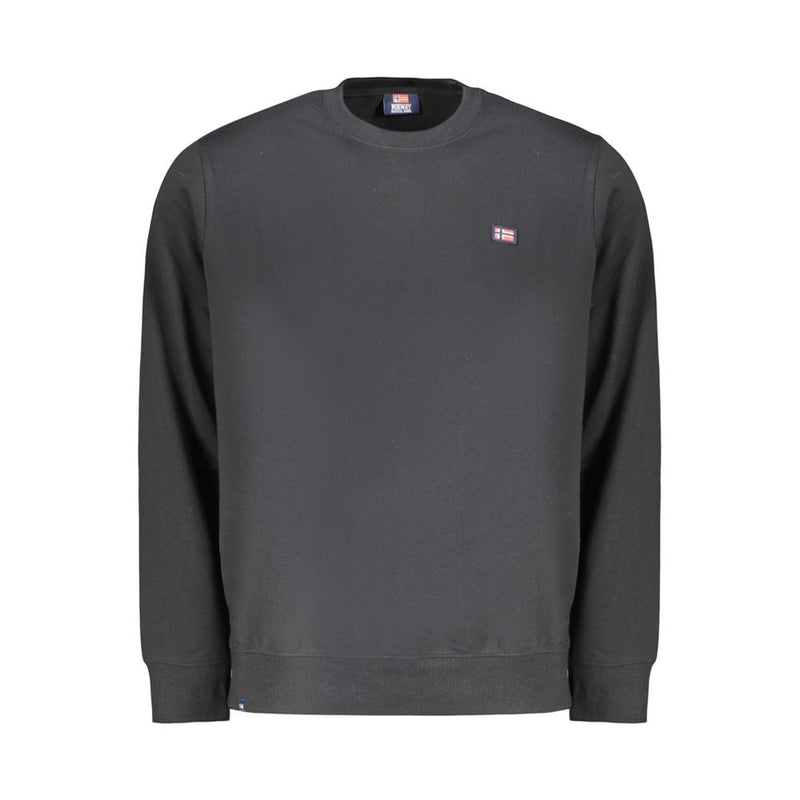 Noorwegen 1963 Zwart Katoen Heren Sweatshirt