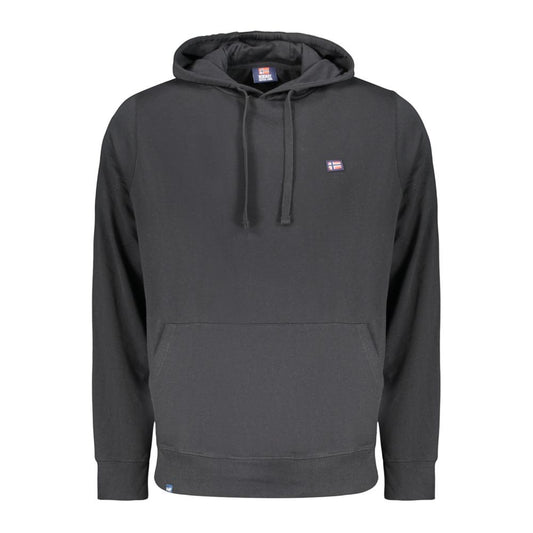Noorwegen 1963 Zwart Katoenen Heren Sweatshirt