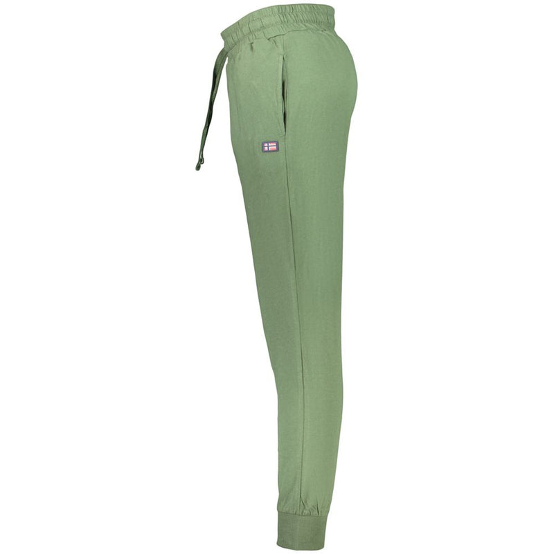 Noorwegen 1963 Verde Katoenen Heren Sportbroek