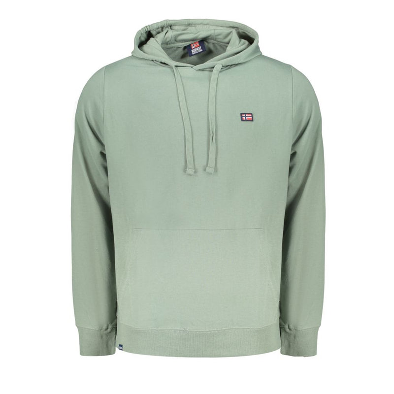 Noorwegen 1963 Verde Katoenen Heren Sweatshirt
