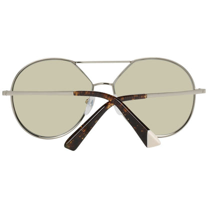 WEB EYEWEAR Gold Metal Sunglasses