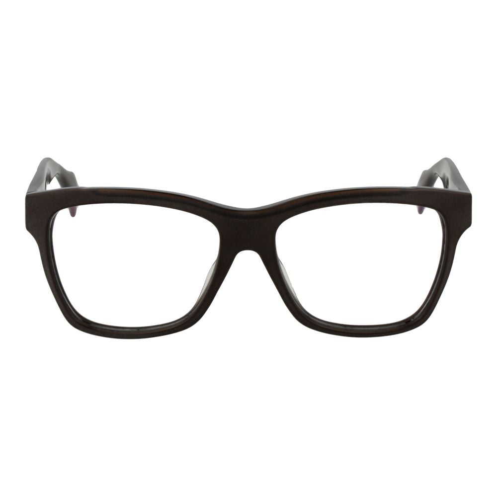Yohji Yamamoto Brown Plastic Glasses Frames for Unisex