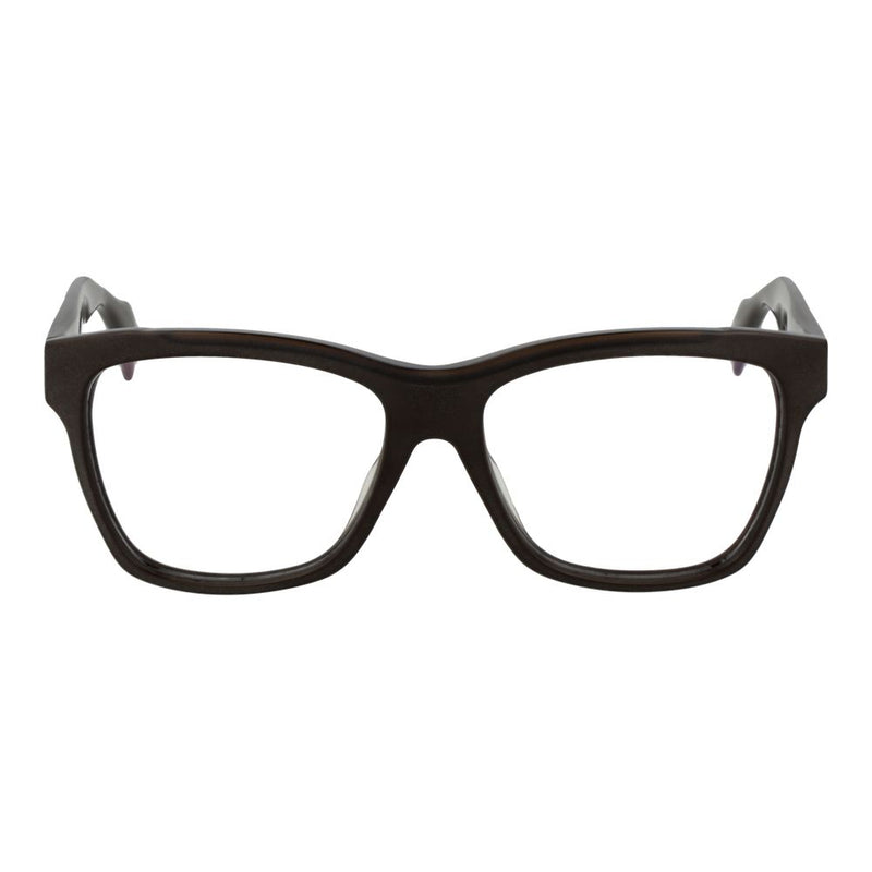 Yohji Yamamoto Brown Plastic Glasses (Frames) - Unisex Rectangle Style