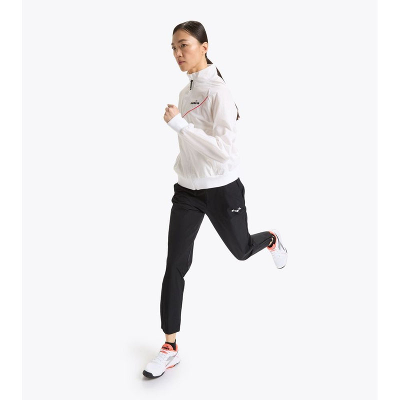 Diadora White Polyamide Shell Jacket - Women's Windbreaker