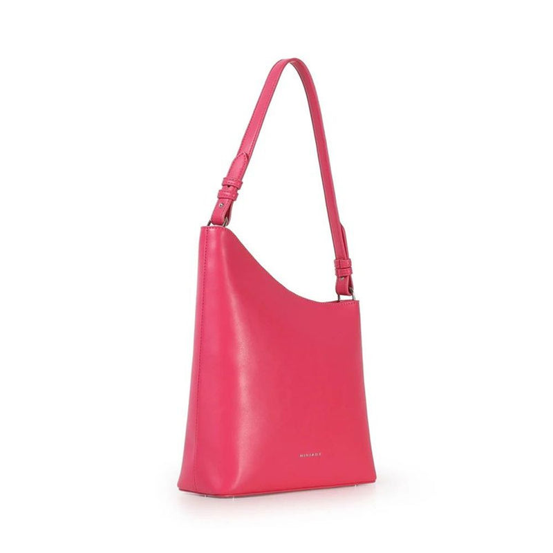 MIRIADE Black Polyurethane Shoulder Bag for Women