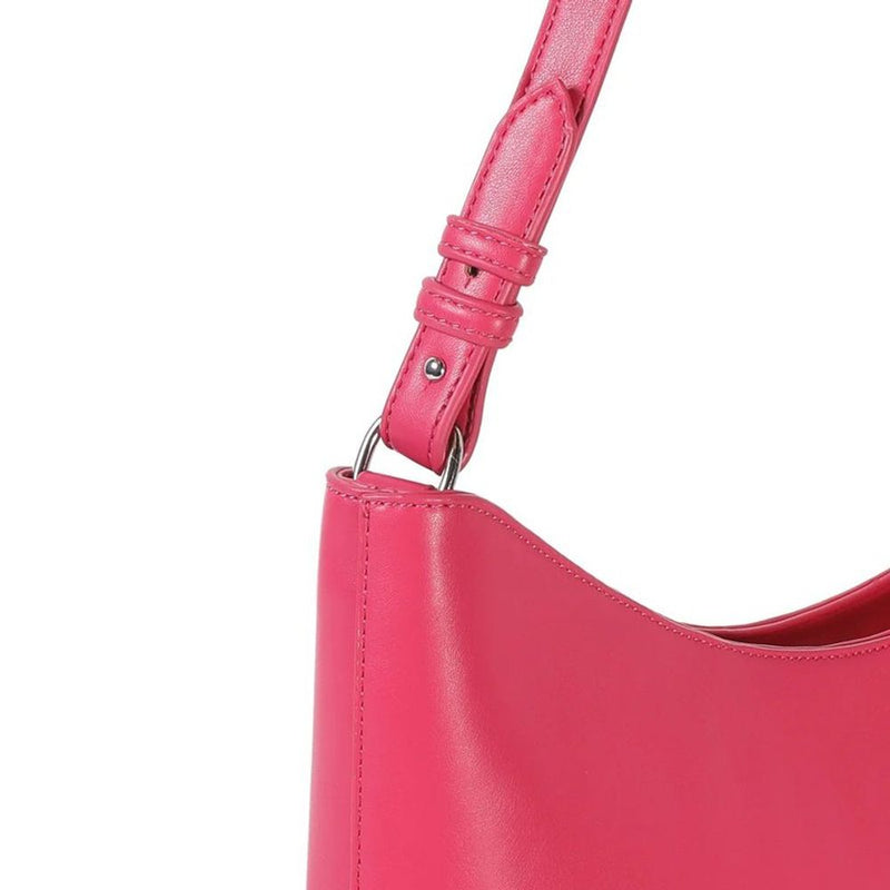 MIRIADE Black Polyurethane Shoulder Bag for Women