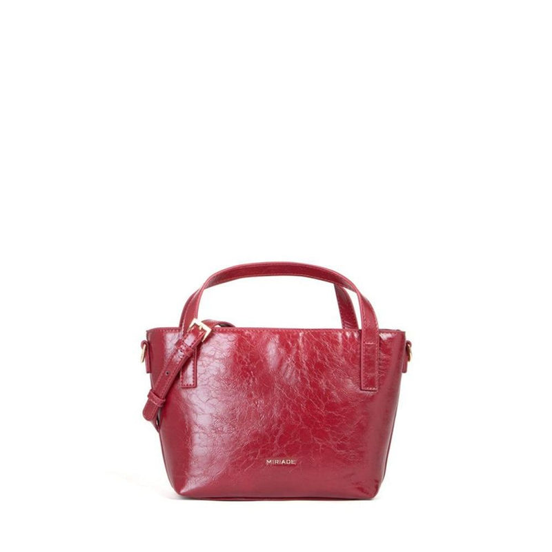 MIRIADE Red Polyurethane Handbag - Elegant and Stylish