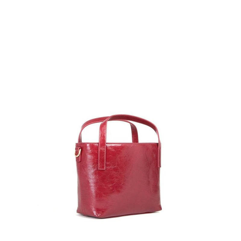 MIRIADE Red Polyurethane Handbag - Elegant and Stylish