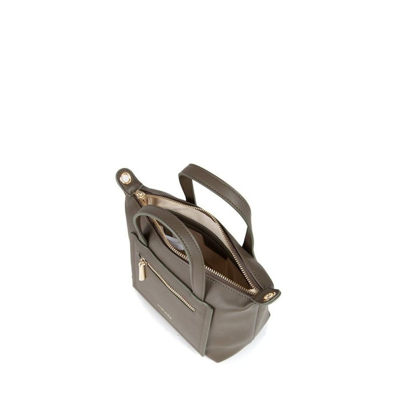 MIRIADE Army Polyethylene Handbag - Chic Military Green