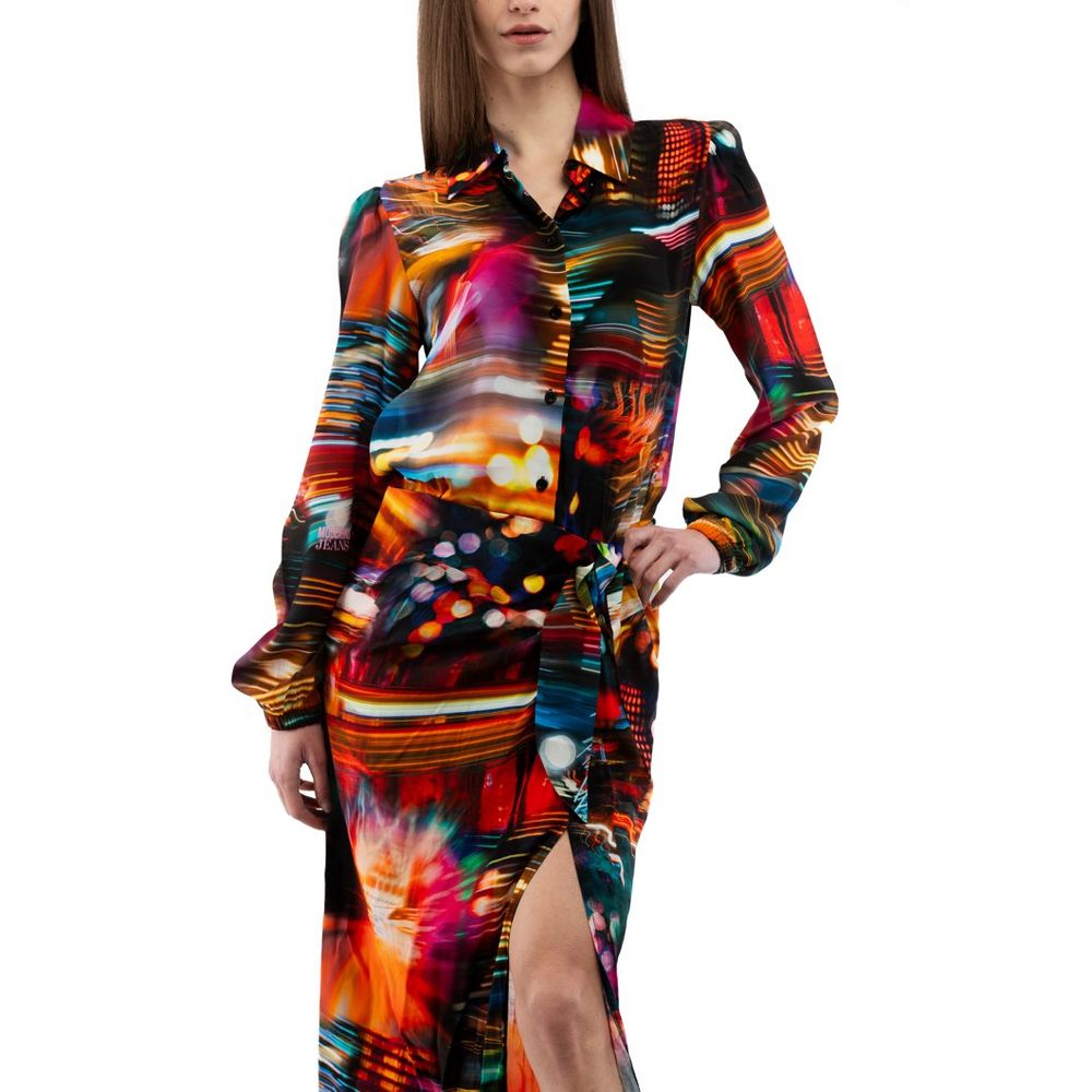 Moschino Multicolor Viscose Casual Dress for Women