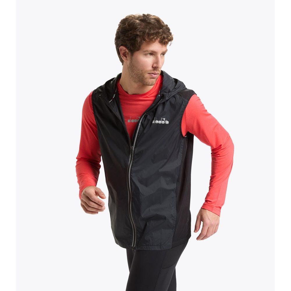 Diadora Bicolor Polyamide Waistcoat for Men