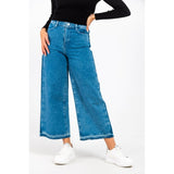 Gas Blue Cotton Jeans - Chic Denim for Women