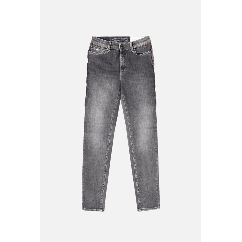 Gas Gray Cotton Jeans Denim for Women