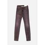 Gas Bordeaux Multicolor Cotton Slim Fit Jeans for Women