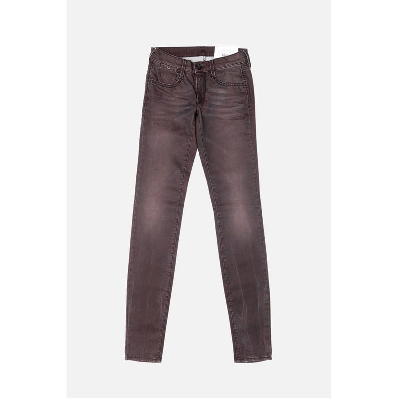 Gas BORDEAU Multicolor Cotton Slim Fit Jeans for Women