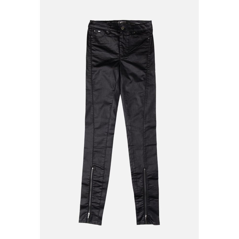 Gas Black Cotton Skinny Jeans for Women