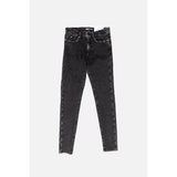 Gas Gray Cotton Skinny Jeans for Women