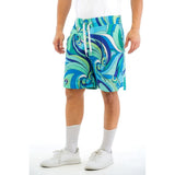 Moschino Multicolor Cotton Bermuda Shorts for Men
