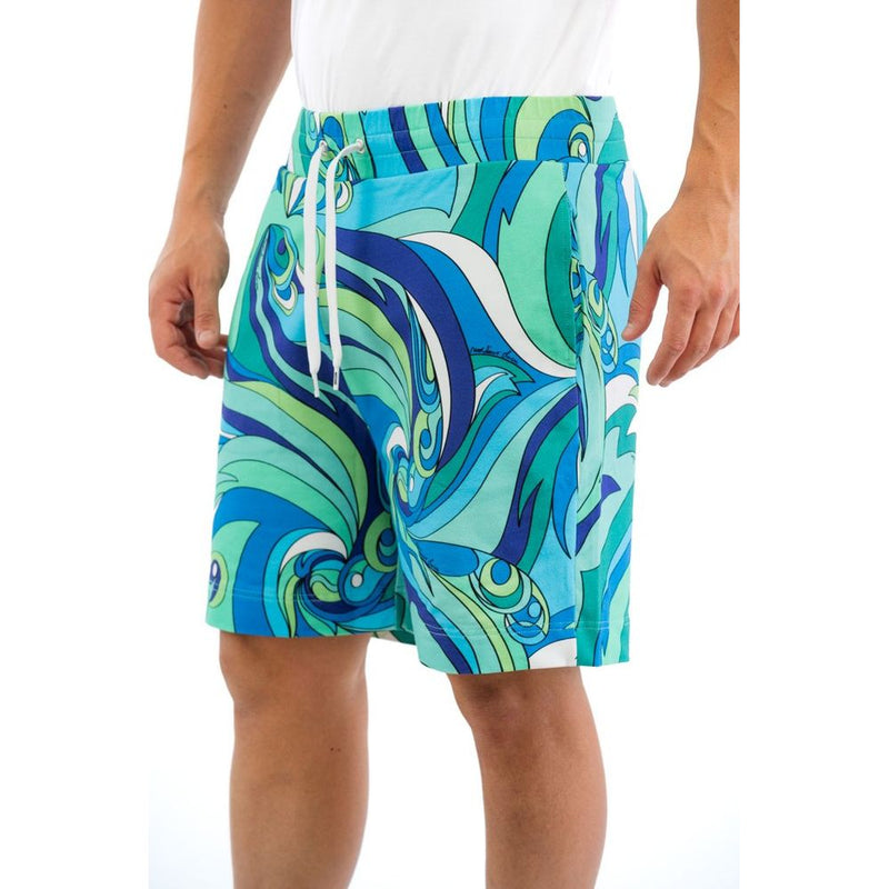 Moschino Multicolor Cotton Bermuda Shorts for Men