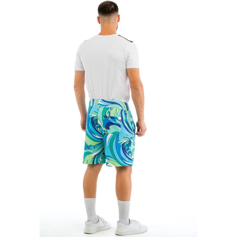 Moschino Multicolor Cotton Bermuda Shorts for Men