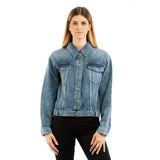 Patrizia Pepe Natural Cotton Denim Jacket - Vintage Wash