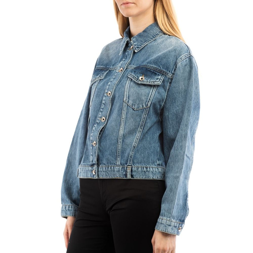 Patrizia Pepe Natural Cotton Denim Jacket - Vintage Wash