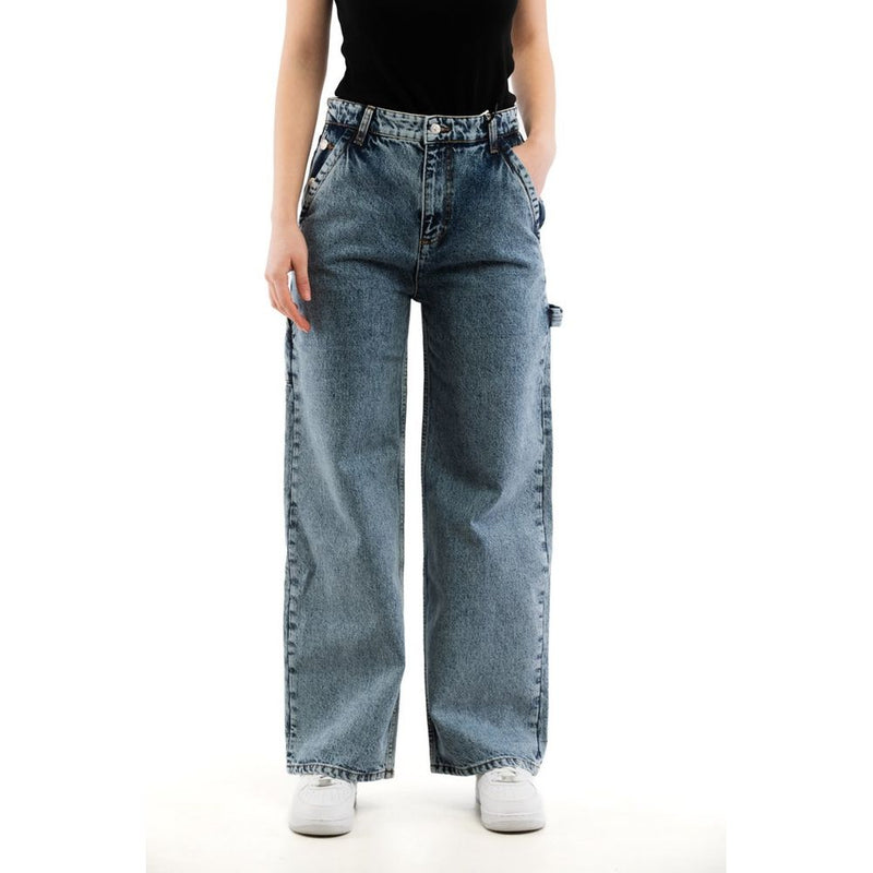 Moschino Multicolor Cotton Relaxed Fit Jeans for Women