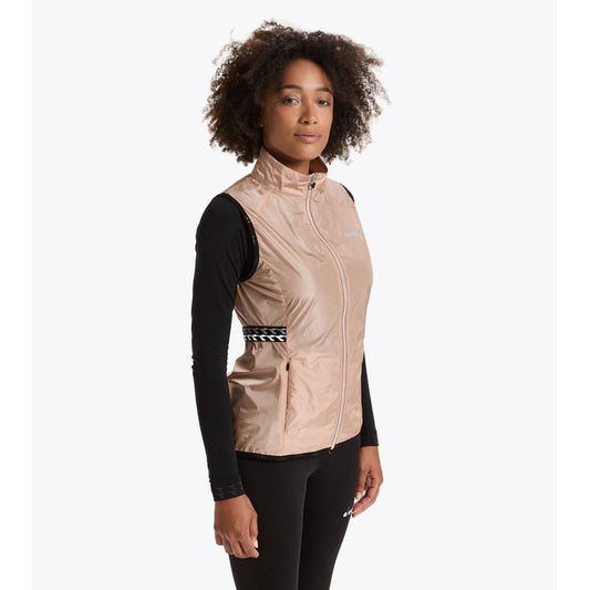 Diadora Mahogany Rose Polyamide Waistcoat for Women