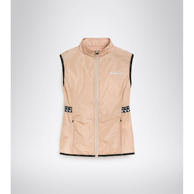 Diadora Mahogany Rose Polyamide Waistcoat for Women