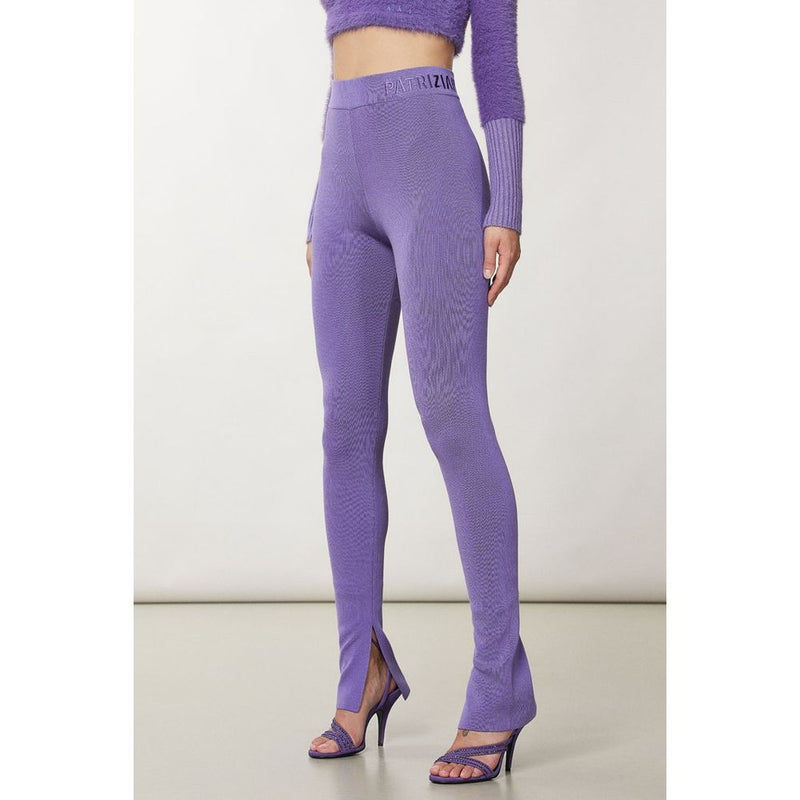 Patrizia Pepe Purple Lyocell Skinny Pants for Women
