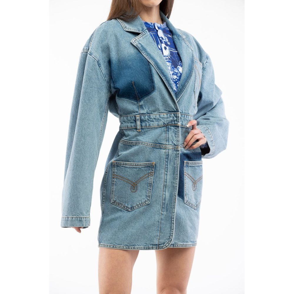 Moschino Multicolor Cotton Denim Jacket for Women