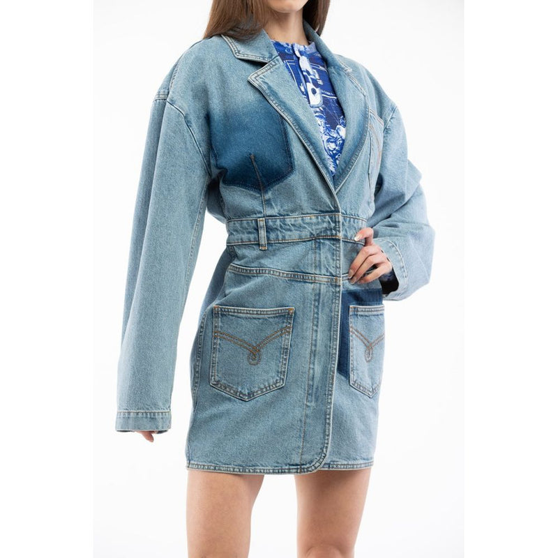 Moschino Multicolor Cotton Denim Jacket - Chic Style for Women