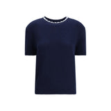 Prada Blue Fleece Wool Sweatshirt for Women