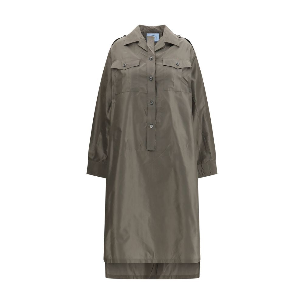 Prada Bicolor Silk Casual Dress - Effortless Elegance