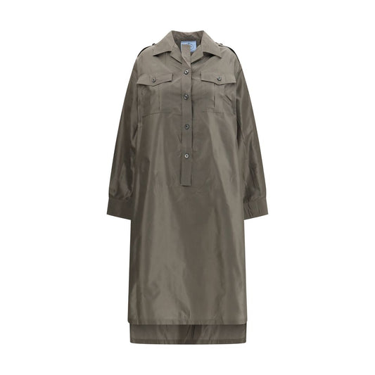 Prada Bicolor Silk Casual Dress - Effortless Elegance