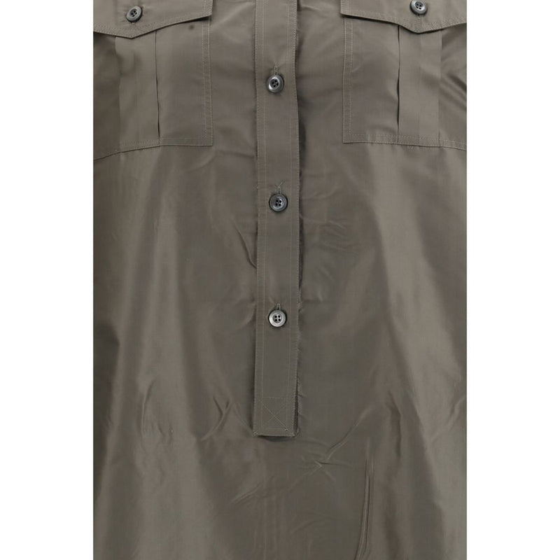 Prada Bicolor Silk Casual Dress - Effortless Elegance