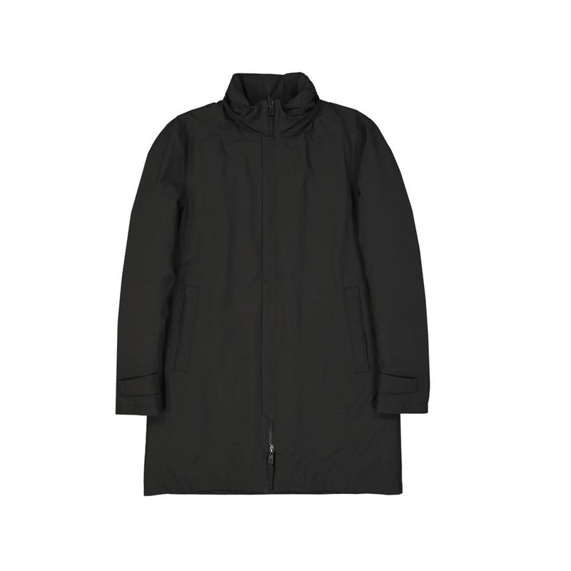 Herno Gray Polyester Coat for Men
