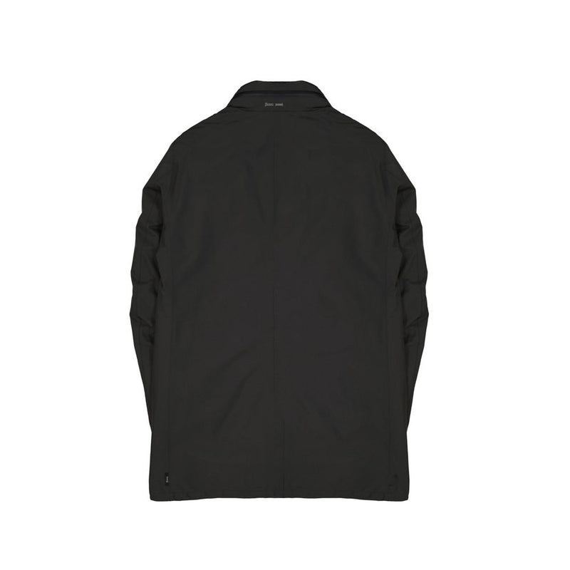 Herno Gray Polyester Coat for Men