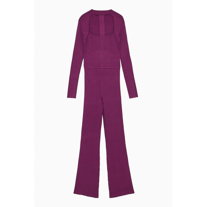 Patrizia Pepe Purple Viscose Jumpsuit