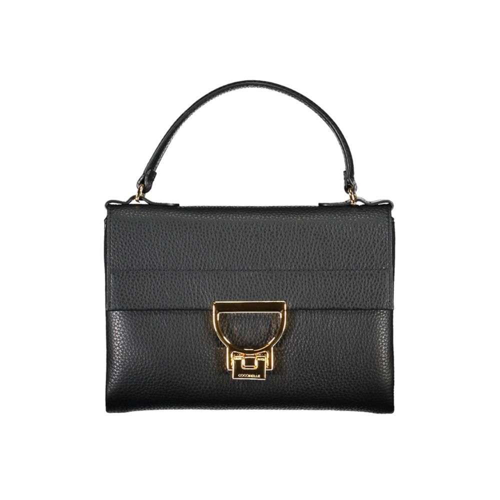 Coccinelle Black Leather Handbag for Women