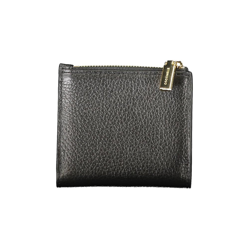 Coccinelle Nero Leather Women Wallet - Elegant & Functional