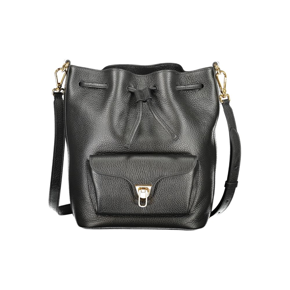 Sac à main Coccinelle en cuir noir pour femme