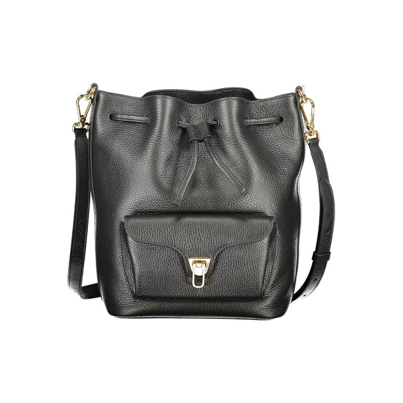 Sac à main Coccinelle en cuir noir pour femme