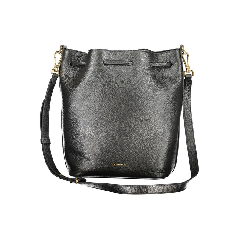Sac à main Coccinelle en cuir noir pour femme
