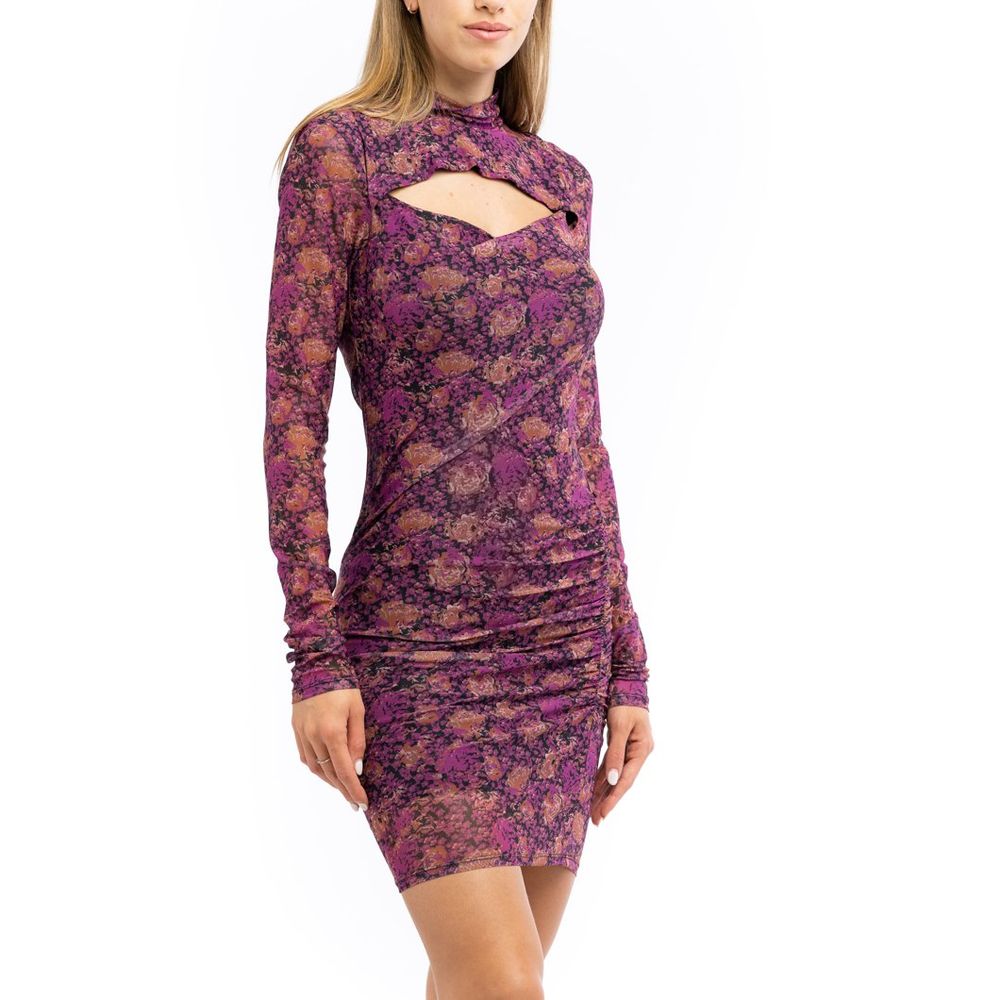 Patrizia Pepe Purple Floral Casual Dress for Women