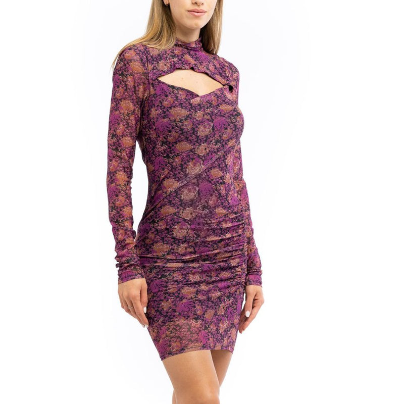Patrizia Pepe Purple Floral Casual Dress for Women