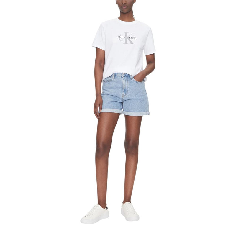 Calvin Klein Jeans HERO SS CLASSIC MONO White Cotton T-Shirt
