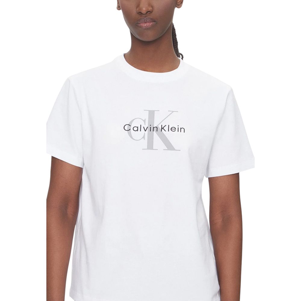 Calvin Klein Jeans HERO SS CLASSIC MONO White Cotton T-Shirt