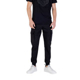 Antony Morato Black Cotton Joggers - Regular Fit Sportswear